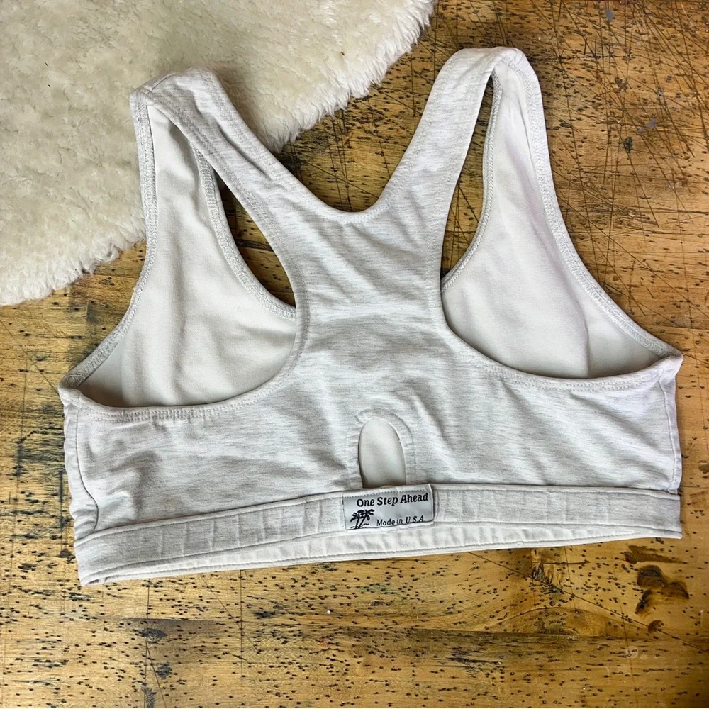 !FINAL CHANCE! One Step Ahead Light Gray "Essential Bra" - Picture 2 of 6